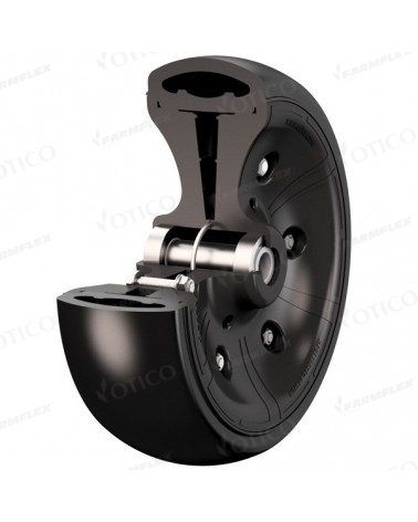 Roue polymer 300x100 alésage Ø20mm