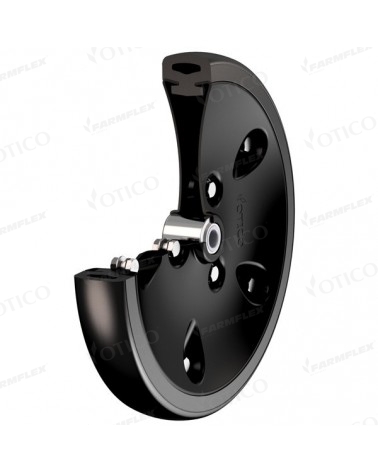 Roue métal 330x50 avec pneu renforcé