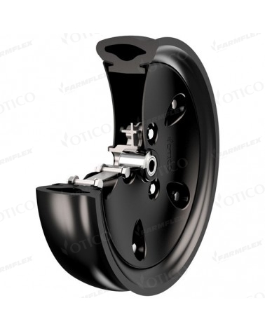Roue métal 350x100 avec lèvre (LV)