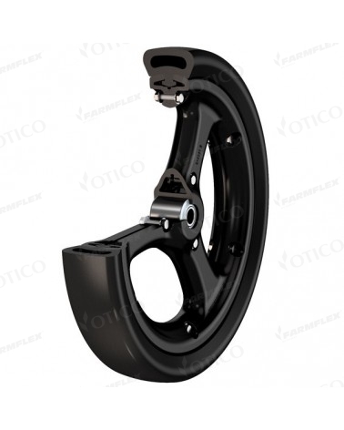 Roue de rappui 380x65 à bâtons alésage 16mm