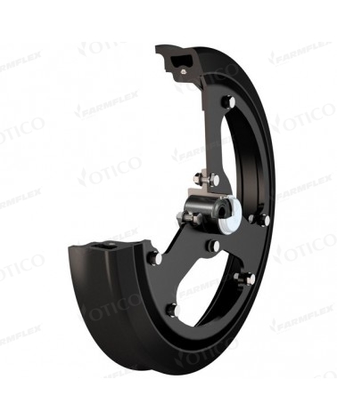 Roue de jauge étroite 400x67 à bâtons